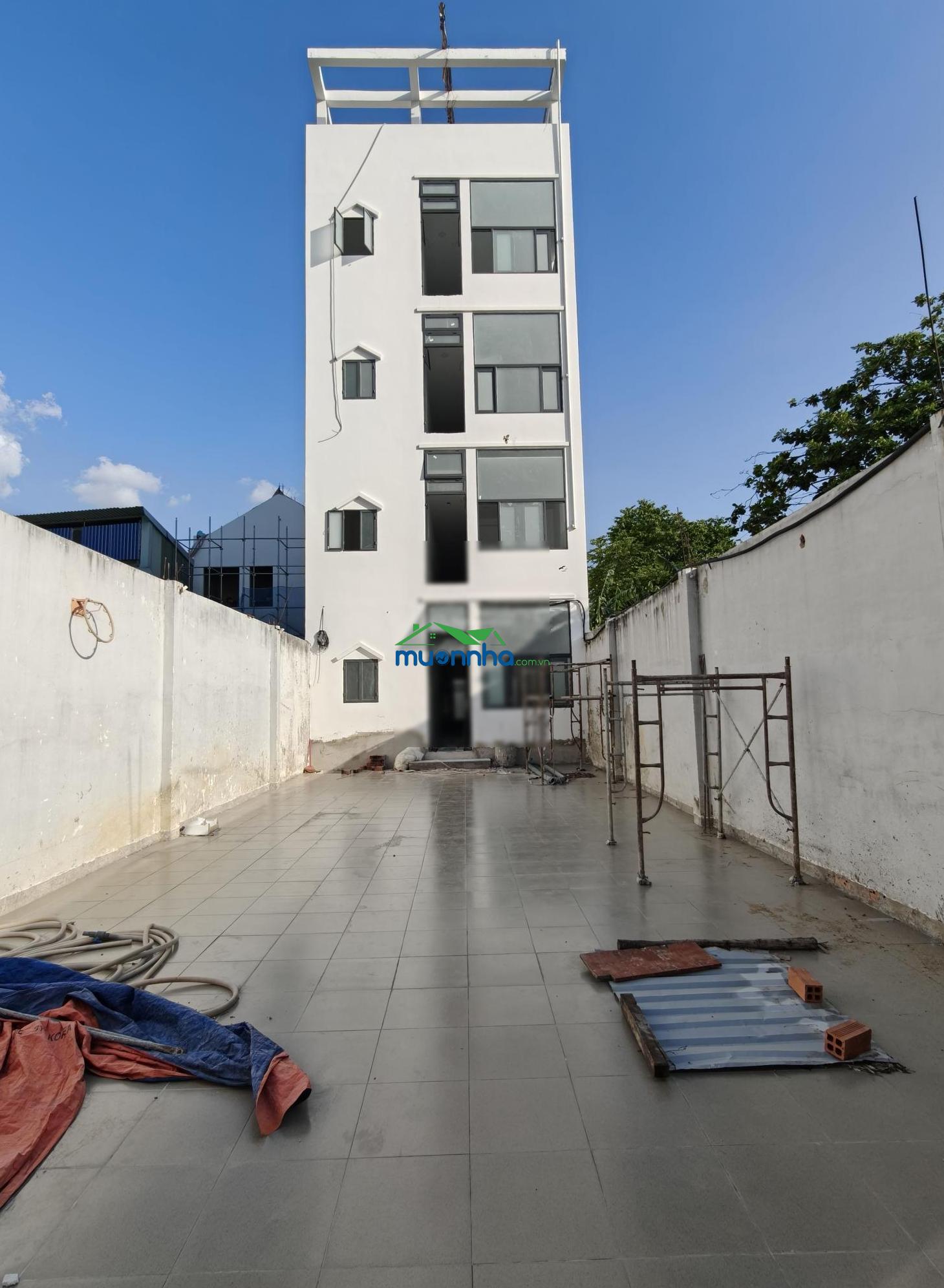 Bán tòa căn hộ 58 phòng đường 6m phường trung mỹ tây, quận 12, 445m2, 1 trệt 4 lầu, giá bán: 21 tỷ - 2