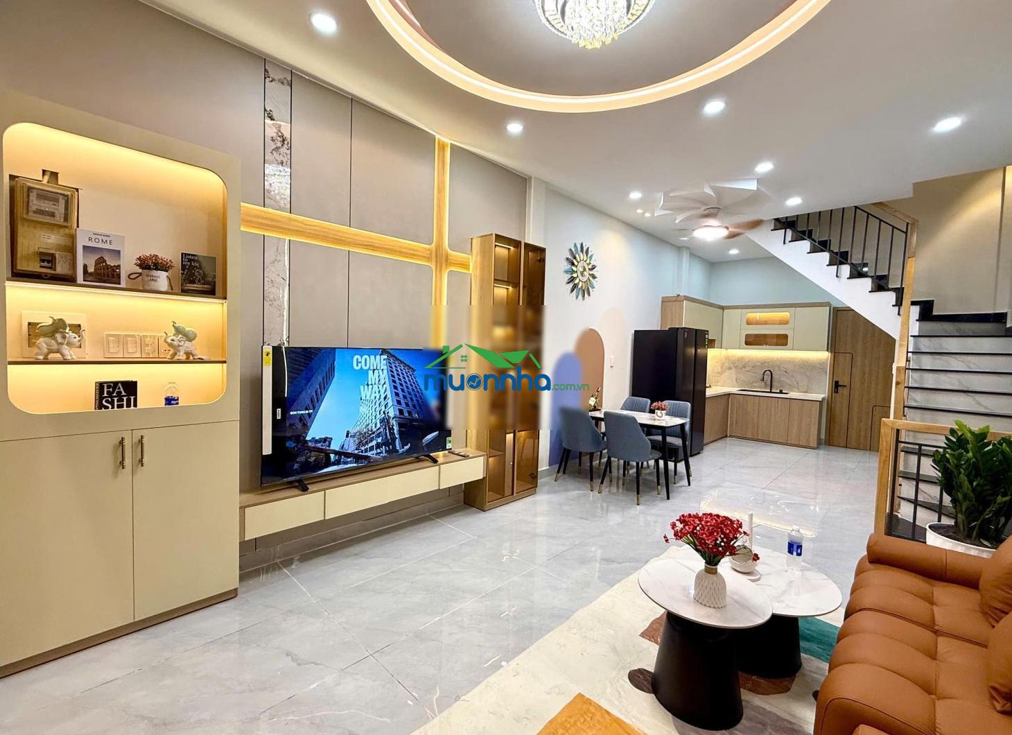 Cần bán gấp nhà hẻm xe hơi nơ trang long, p.13, bình thạnh. dt: 4x12.5m. vuông. xây mới 3 tầng lầu. - 4