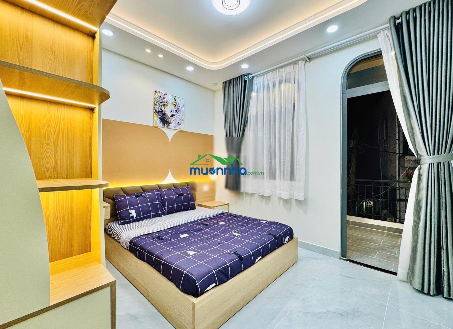 Cần bán gấp nhà hẻm xe hơi nơ trang long, p.13, bình thạnh. dt: 4x12.5m. vuông. xây mới 3 tầng lầu. - 2