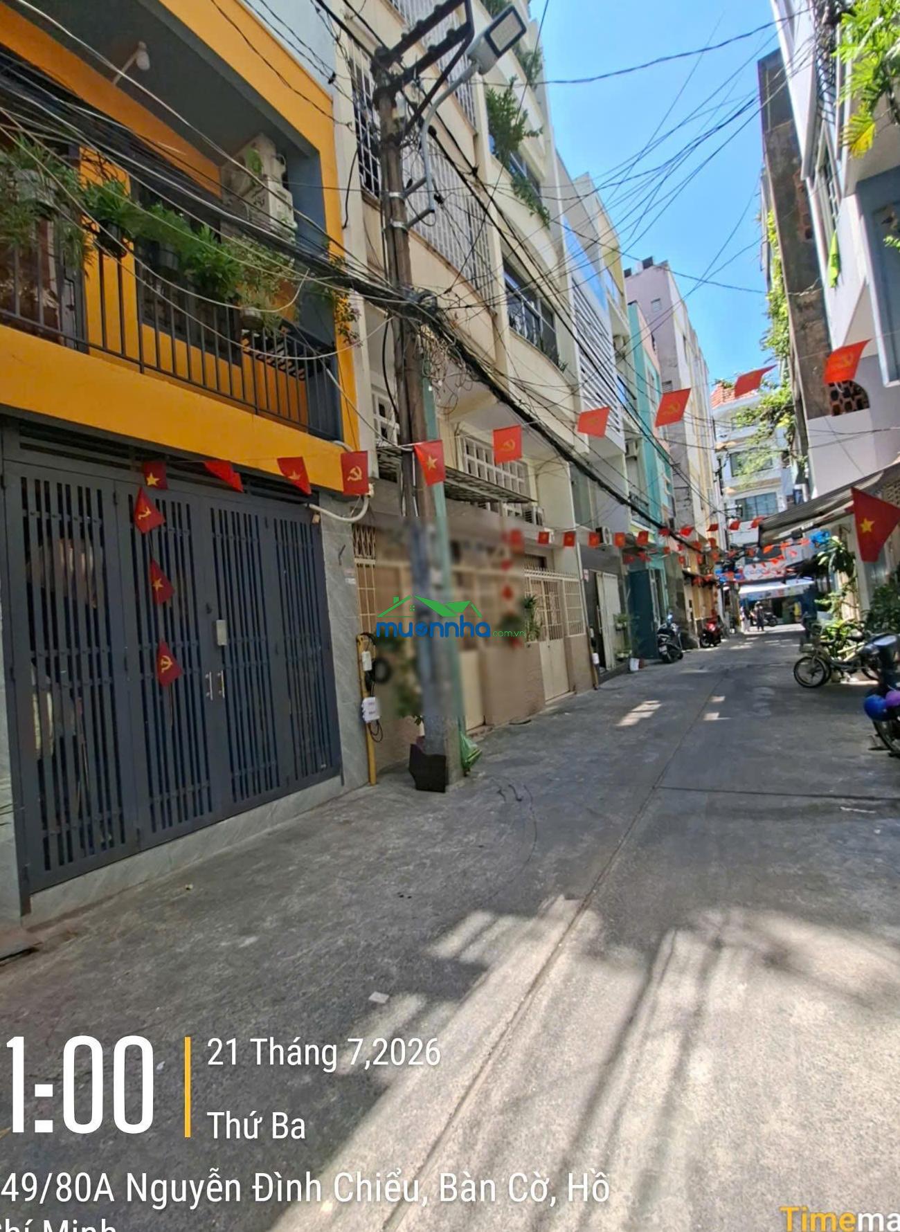 Bán nhà hẻm ô tô 16/13 nguyễn thiện thuật quận 3. giá 9 tỷ - 3.2x10m 5 tầng