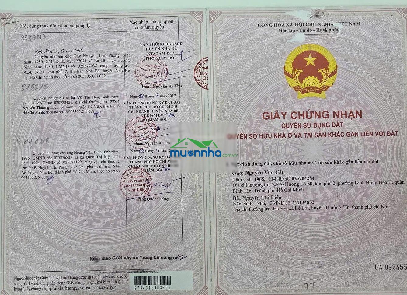 Bán nhà phố dương cát lợi thị trấn nhà bè 106m2. 4pn. giá 7.5 tỷ tl.lh: 0394 000 *** kiều oanh - 3