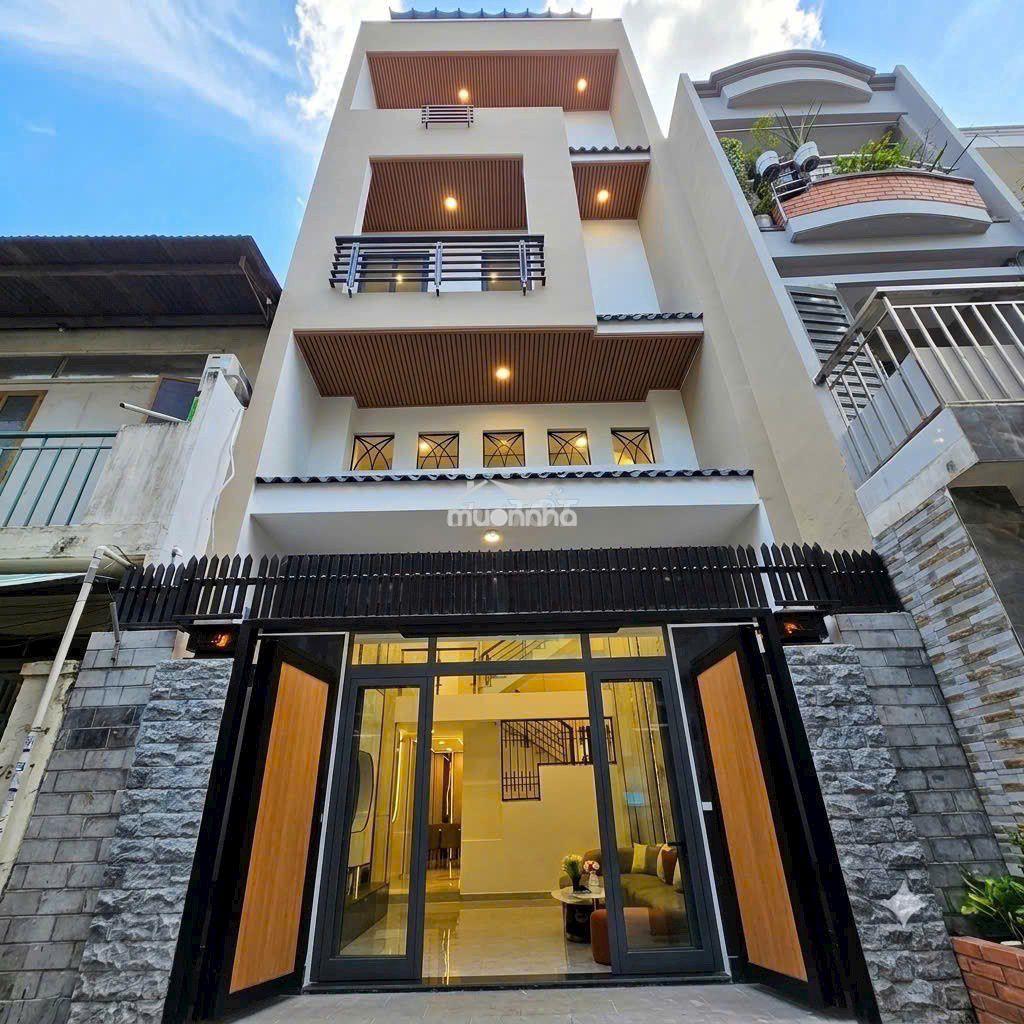 Nhà mới 5 tầng tuyệt đẹp, n4,6m x dài 13m. hẻm 287 âu dương lân, p2,q8 - 2