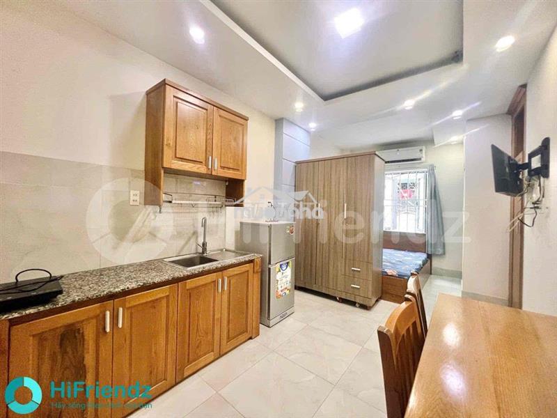 Cho thuê căn hộ quận 3 - độ mới cao-rộng rãi- y hình - chỉ nhận 1 xe