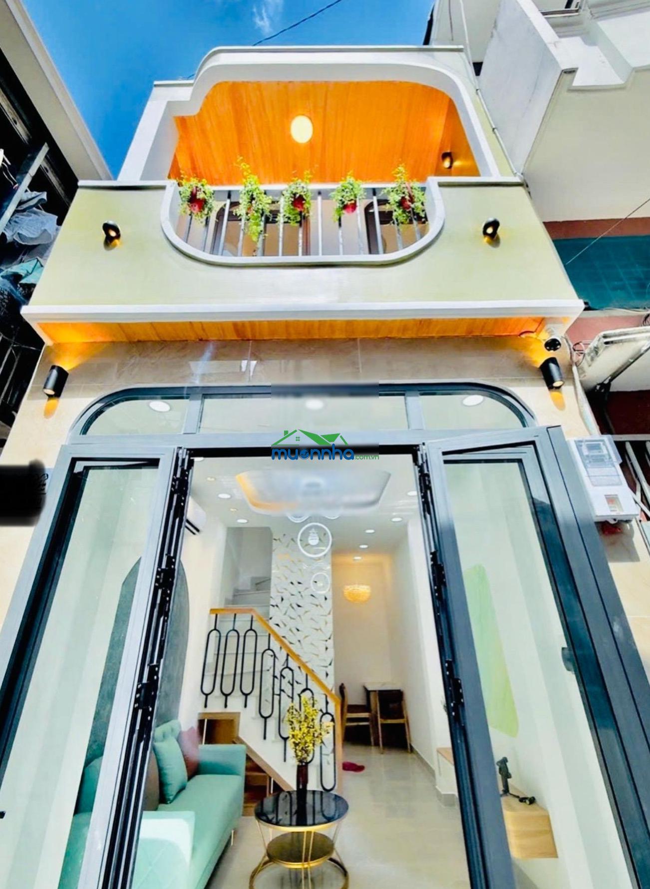 Lam sơn - nguyễn văn đậu - phan đình phùng - hẻm thông - 2 tầng - nở hậu - btct - vào ở ngay hơn 4t - 4