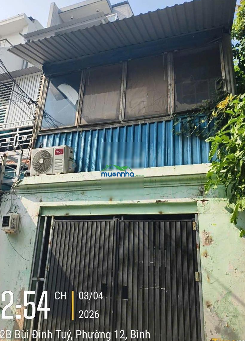 Nhà cấp 4 tiện xây mới, dt 4x21m, cn 84m2, hxh bùi đình túy gần rạch xuyên tâm