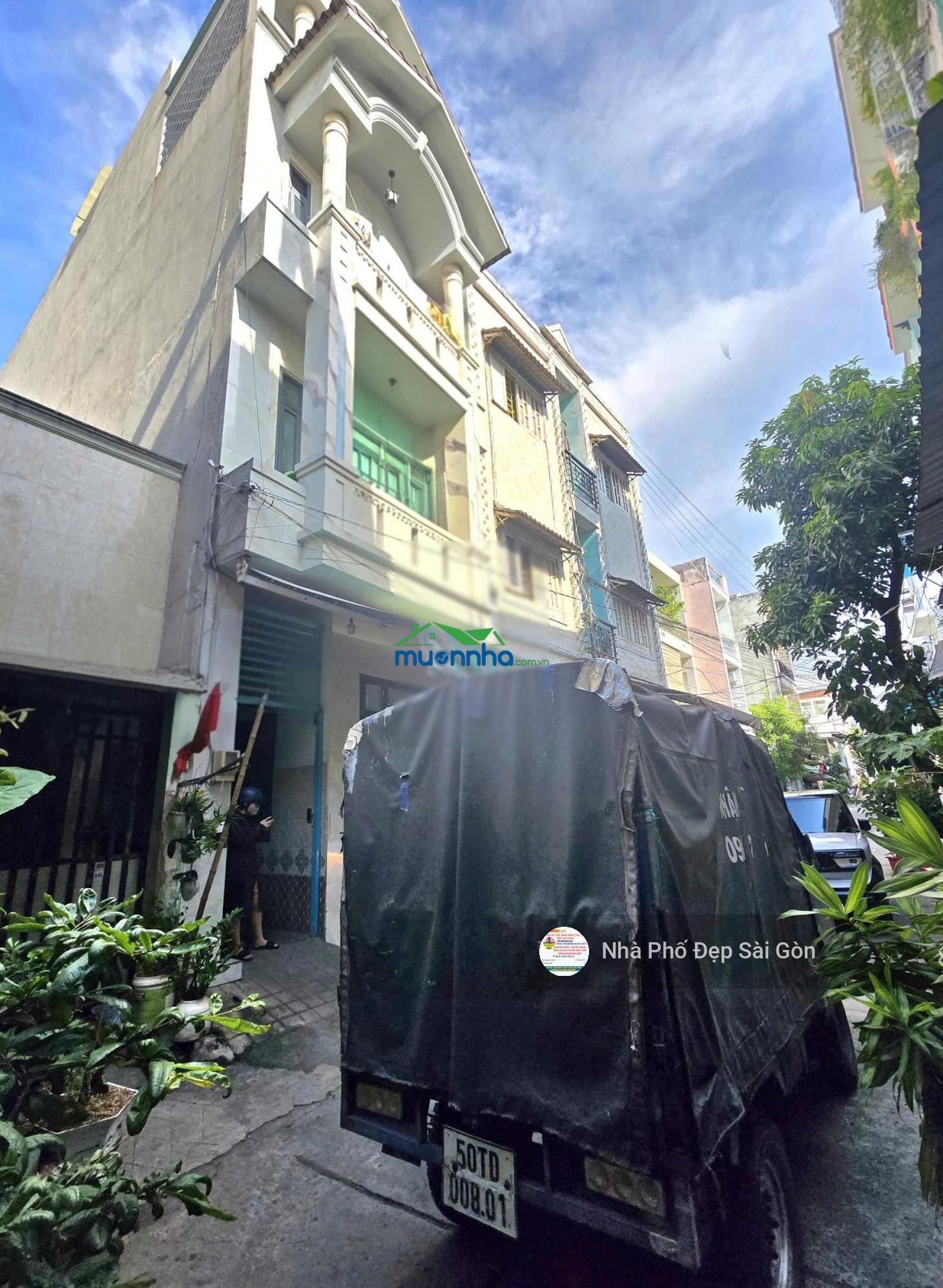 Bán nhà hxh6m đường hương lộ 2, bình tân. dt 4.6x19 - 88m2 - đúc 4 tấm - có 15 phòng chdv - 4