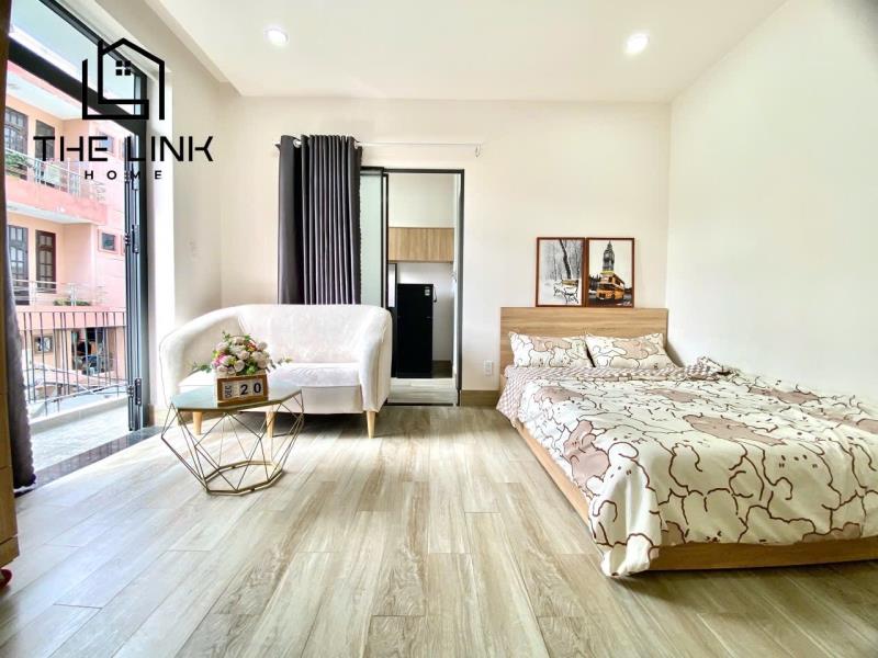 Căn hộ 1 phòng ngủ có ban công, máy giặt riêng gần hutech và đại học ngoại thương đường ung văn khiêm, bình thạnh - 3