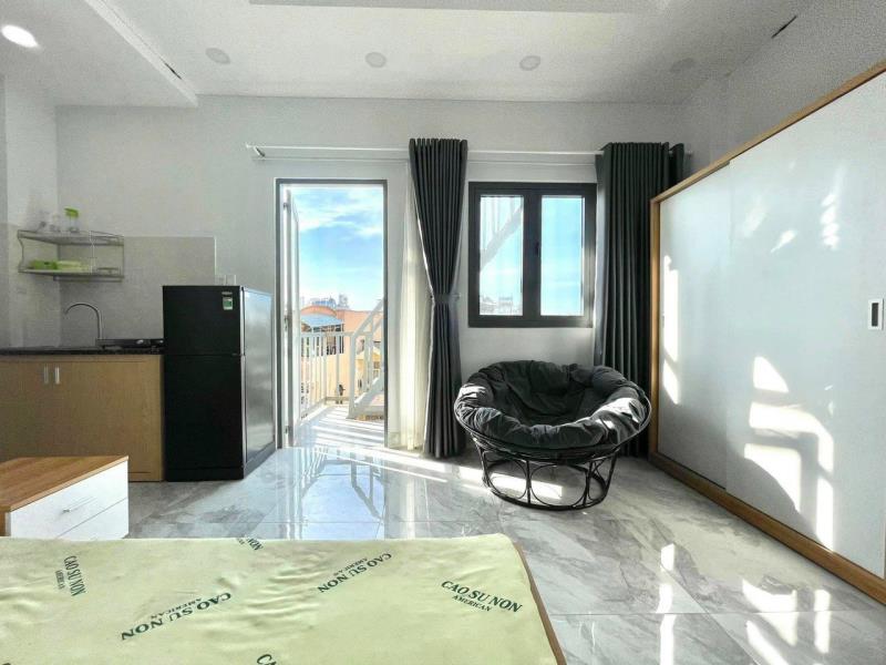 Cho thuê phòng studio ban công, tách bếp - gần trường đại học văn lang - cơ sở 2  - 3