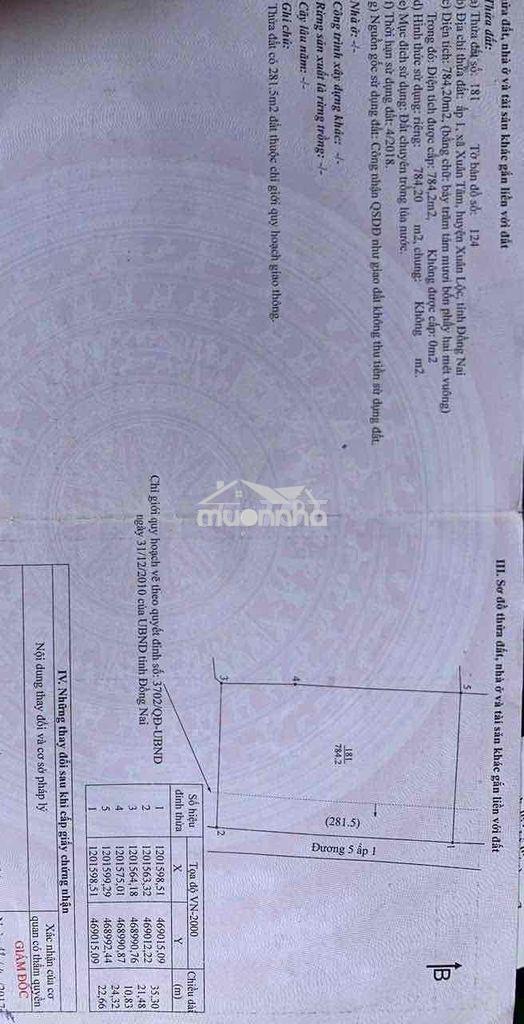 E cần bán đất xuân tâm xuân hưng nay thuộc xuân hòa - 2