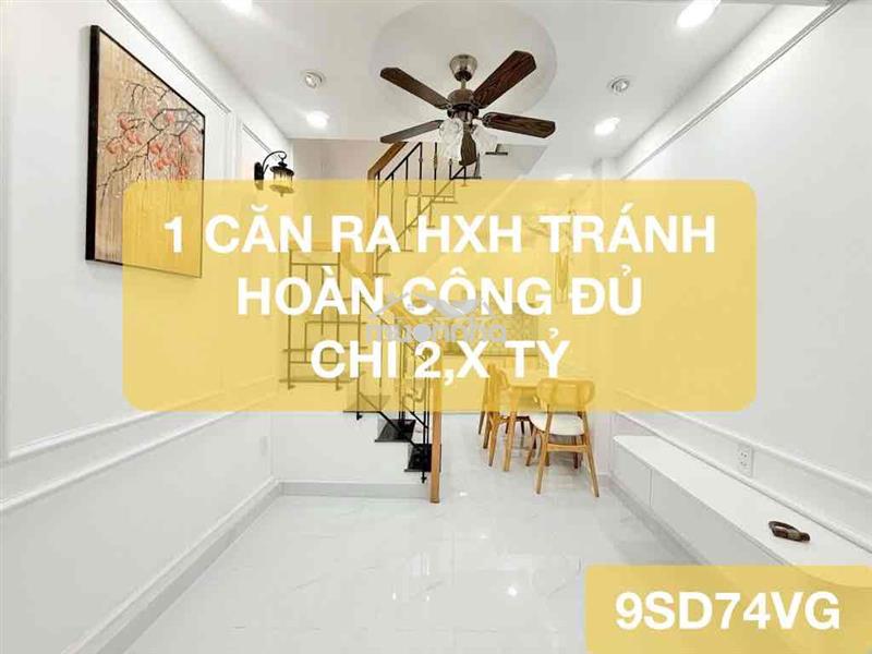 Nhà ngay thống nhất, lê đức thọ, full nội thất, sát hxh, hoàn công đủ