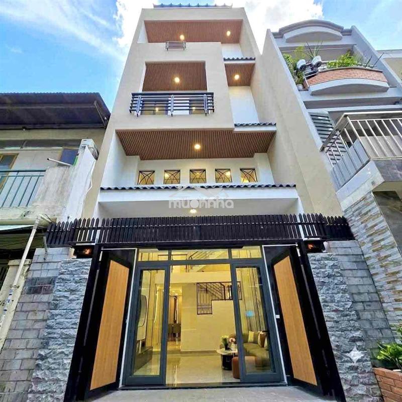 Nhà lầu 5 tầng âu dương lân hoàn công đủ