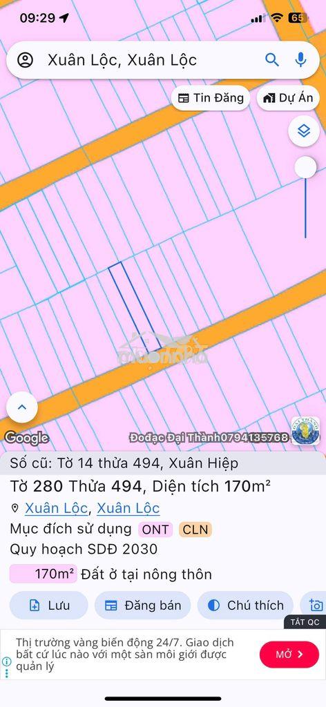 990 triệu sở hữu ngay lô đất full thổ cư đẹp tại xuân hiệp