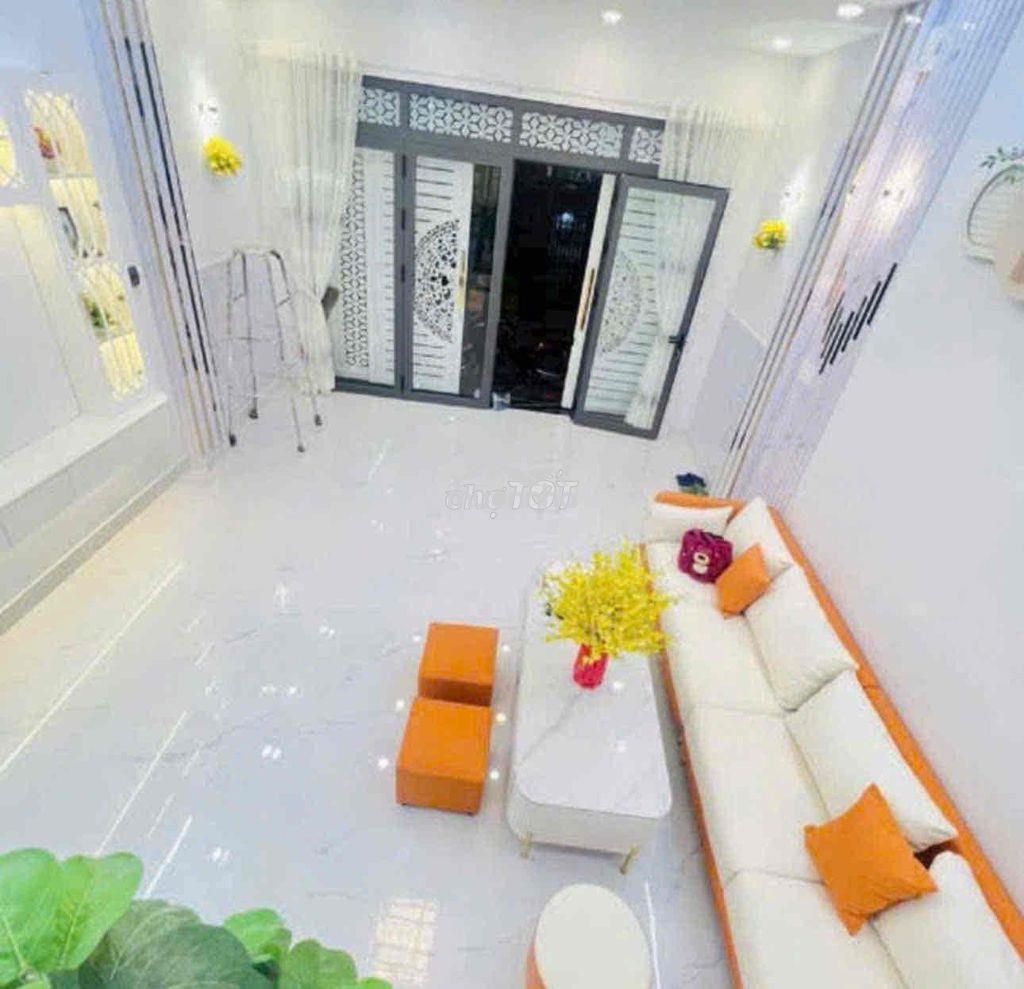 Nhà mới nguyên căn 15 triệu 4 pn oto 8m - 4