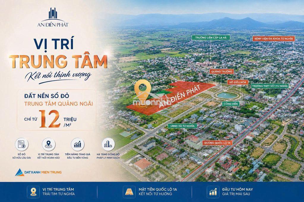 Bán nhanh 2 lô mặt tiền 10m diện tích 250m2 tại kdc an điền phát la hà - 2