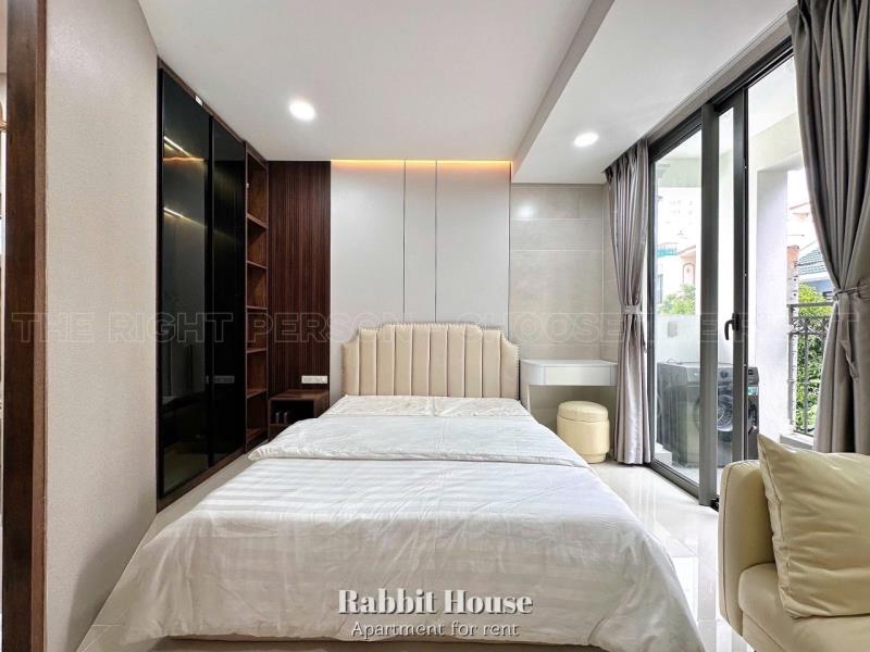 Căn hộ 1 phòng ngủ ban công máy giặt riêng dạng chung cư mini gần nguyễn gia trí, điện biên phủ, ngã tư hàng xanh, đại học văn lang, hồng bàng , uef - 2