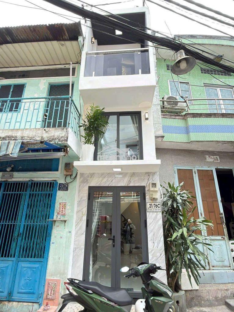 Bán nhà hxt đường lê ngã 3 tầng giá rẻ - 2