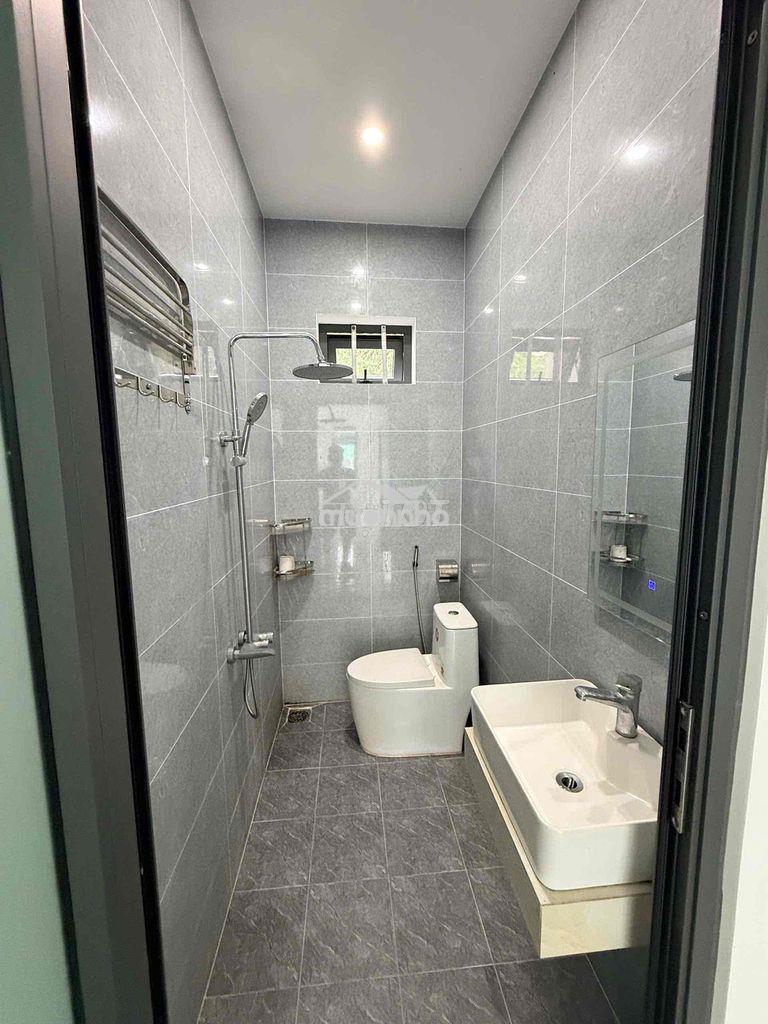Nhà lầu 5,5x17 mặt tiền đường oto trạm thu phí suối giữa - 4