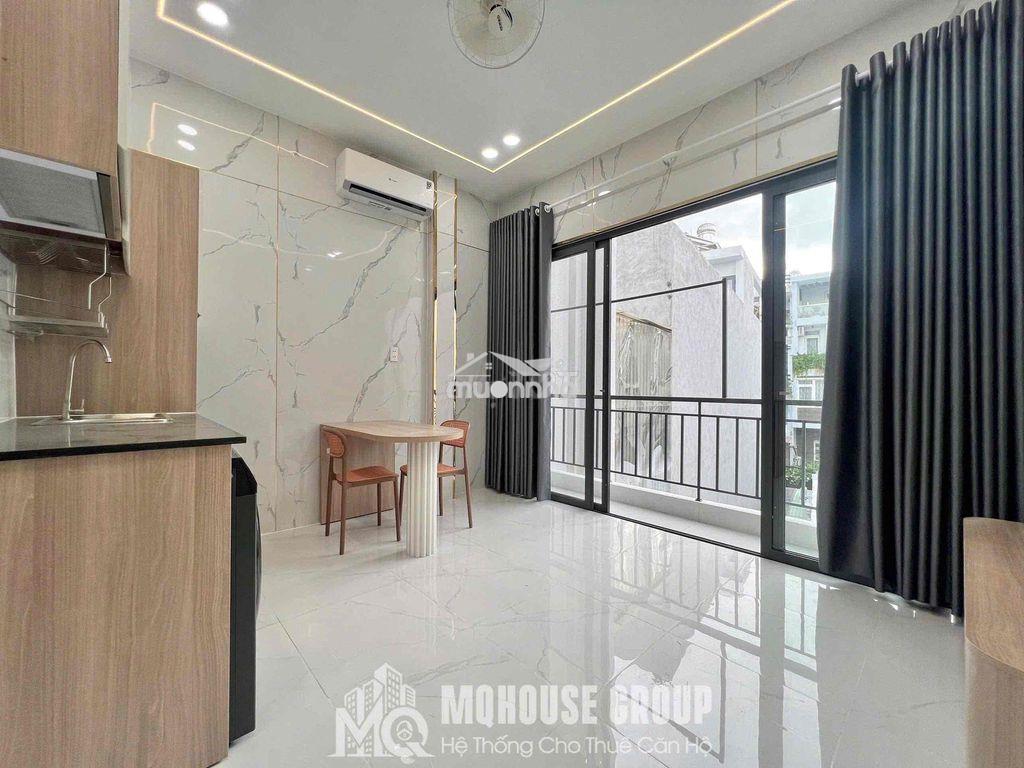 1 phòng ngủ ban công mới siêu đẹp rẻ giặt riêng ngay quang trung - 4