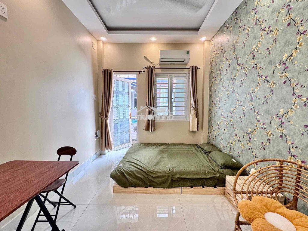 Cho thuê căn hộ bancol full nội thất rộng 25m2 gần toà nhà viettell - 3