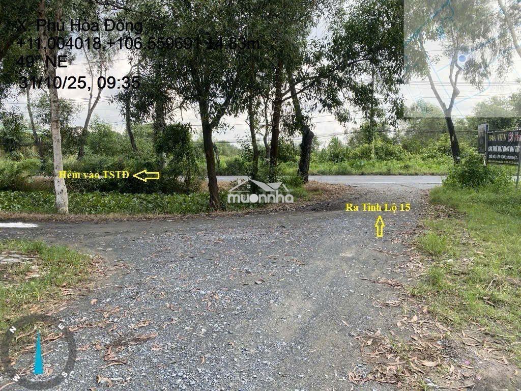 Bán đất xã phú hòa đông, huyện củ chi| thửa 444 - tờ 42 | chỉ 7,05 tỷ - 3
