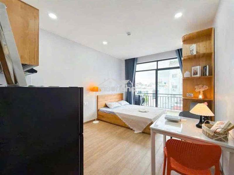 Căn hộ full nội thất - cvpm quang trung - ban công cửa sổ - 30m2