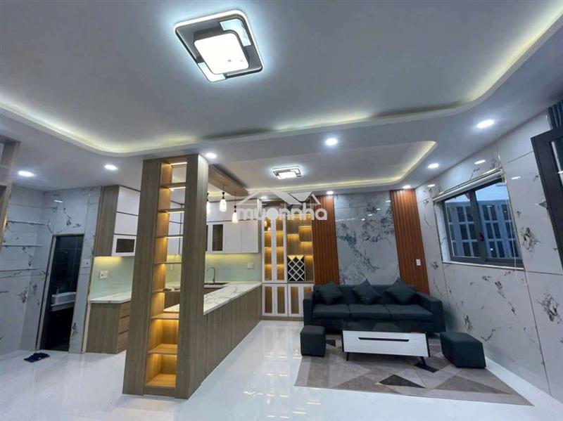 Nhà mới đẹp có nội thất 6x8m trệt lầu 2pn 2wc 2 máy lạnh gần n máy bia