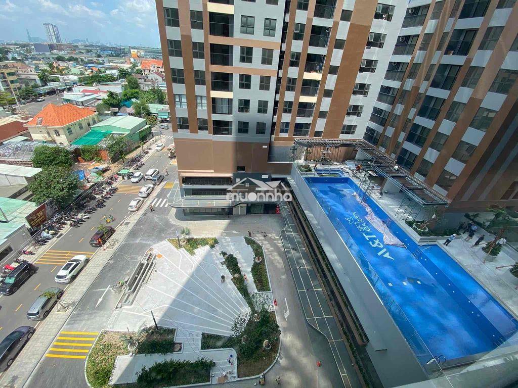Cho thuê căn 2pn,2wc 74m2 - rèm, giàn phơi, máy hút mùi - giá 6 triệu - 2