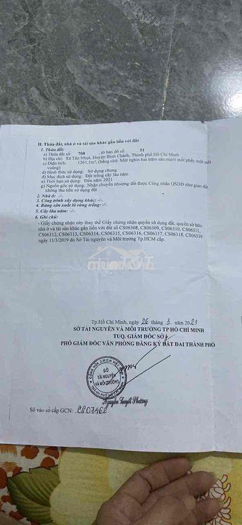 Tôi cần bán lô đât đối diện bệnh viện nhi đồng thành phố . đường oto - 2