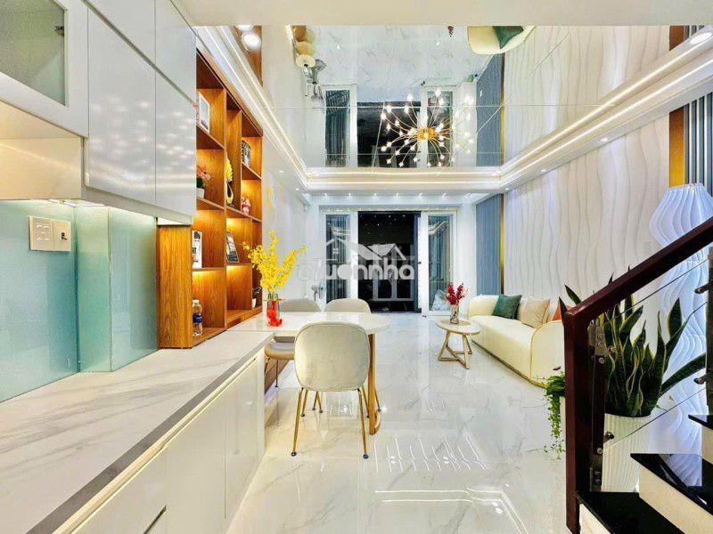 Hơn 5 tỷ - nhà gò vấp - đường lớn, 4t bề thế, nội thất nhập, ngay p16 - 4