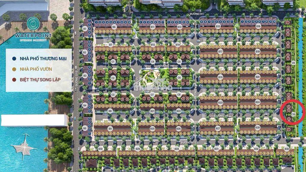 Bán biệt thự song lập ven kênh đào, 2mt, 150m2 giá 7,2 tỷ lê thứ bđs - 4