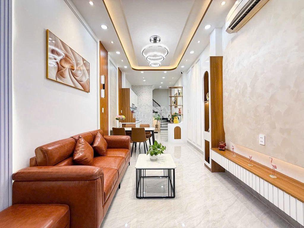 Nhà 4 tầng ngay cao văn lầu, 3 pn 4wc, hẻm xe hơi 5m, kế ub quận 6 - 2