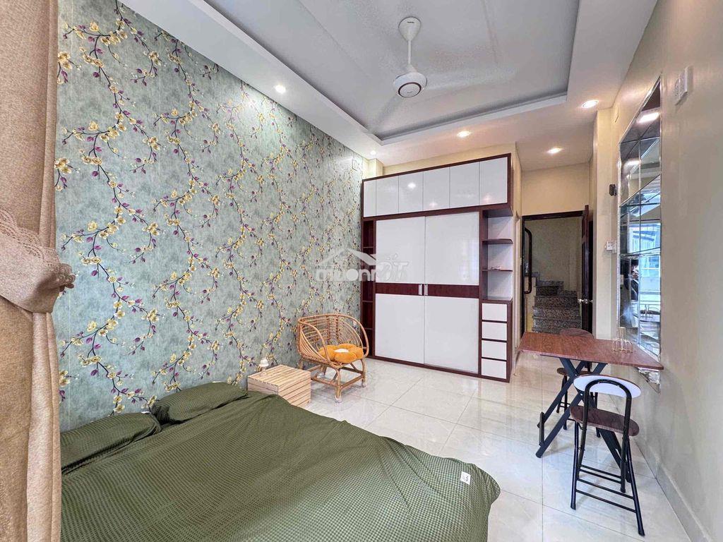 Cho thuê căn hộ bancol full nội thất rộng 25m2 gần toà nhà viettell - 4