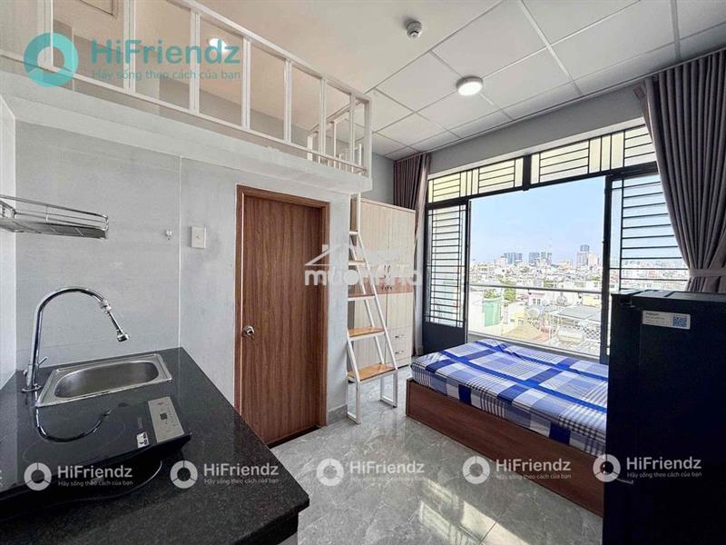 Cho thuê phòng gác và giường nội thất cơ bản trung tâm phú nhuận