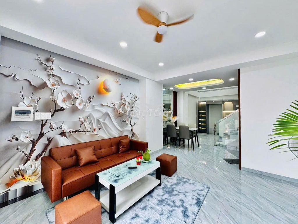 Bán nhà hẻm 6m thông sang đặng thùy trâm, trệt 3 lầu st. 4pn, 4wc.  - 3