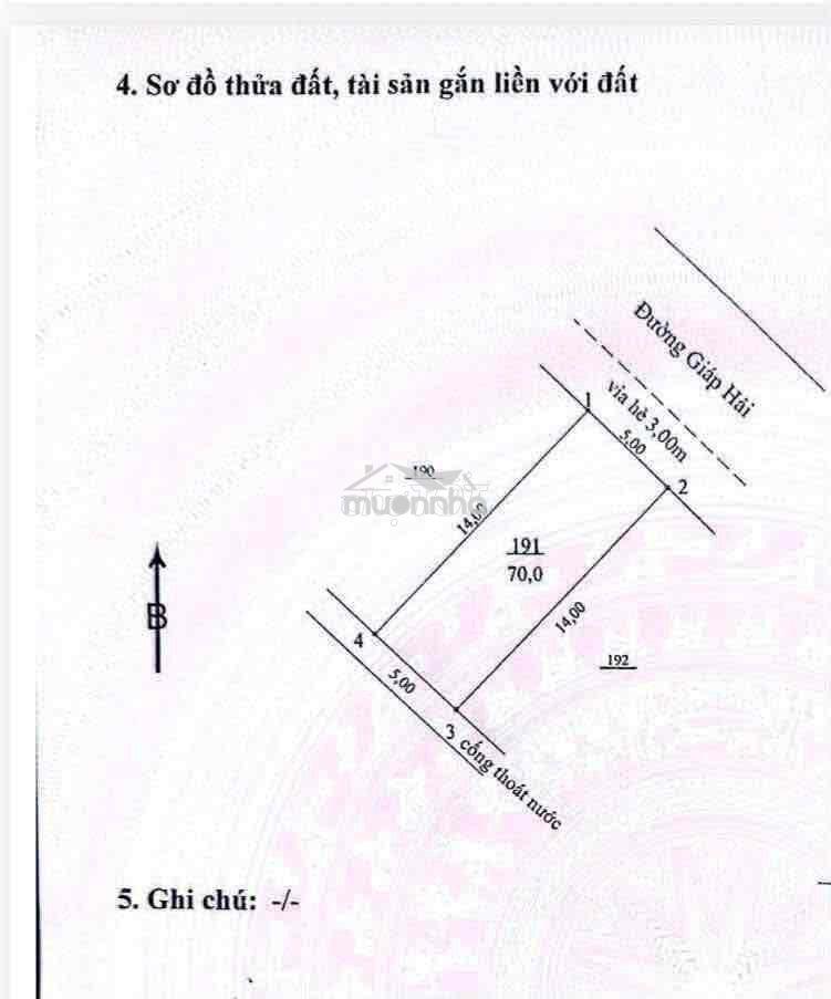 Đất mặc tiền giáp hải đuòng 5m5 khu dân trí cao sơn trà đà nẵng  diện - 3