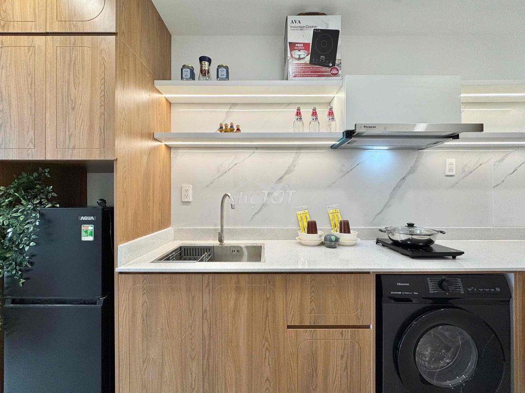 Chính chủ cho thuê căn hộ mới xây 1pn ban công thang máy ở đường 3/2 - 4