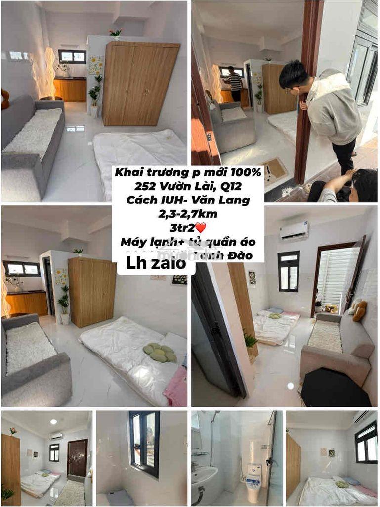 P mới 100% ở vườn lài giáp gò vấp, 3tr2-4tr5 cửa sổ ban công - 3