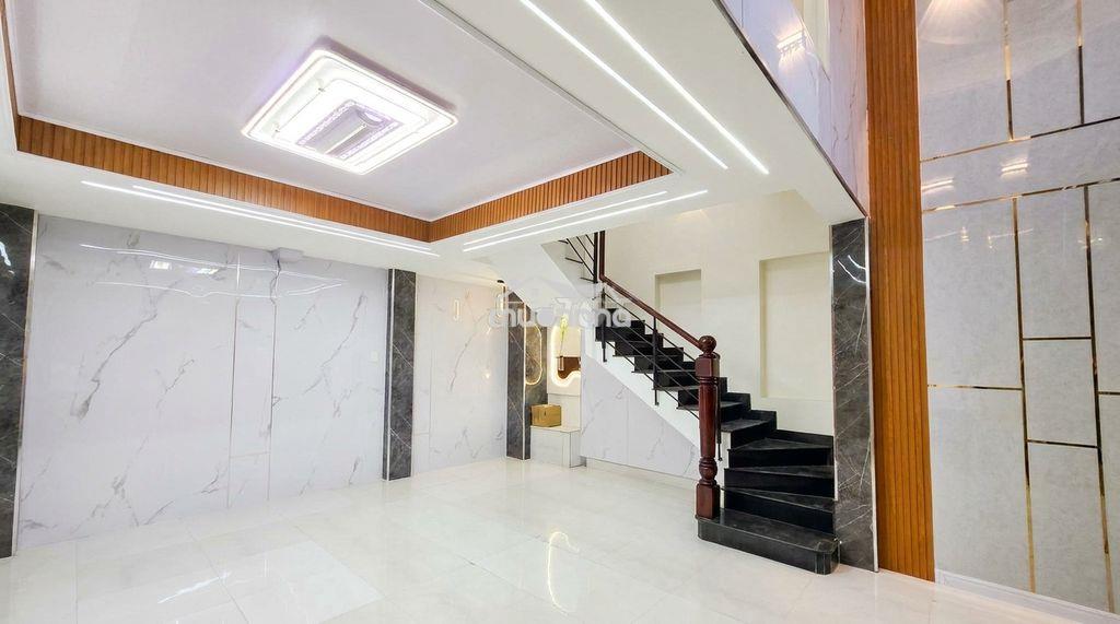 Nhà mới 4 tầng hẻm xe hơi lạc long quân q.11 - nở hậu tài lộc 6.4m - 2