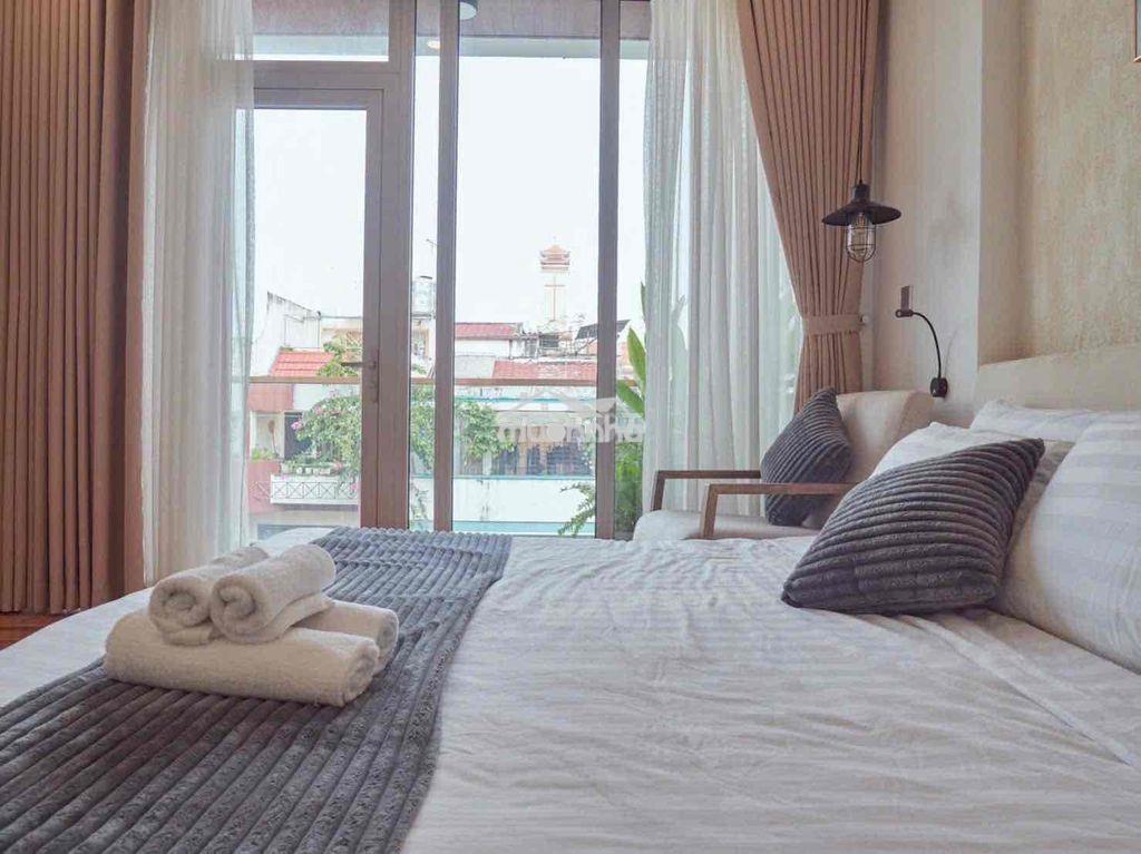 Cho thuê căn hộ studio ban cong 30m2 ngay nguyễn văn đậu - 4