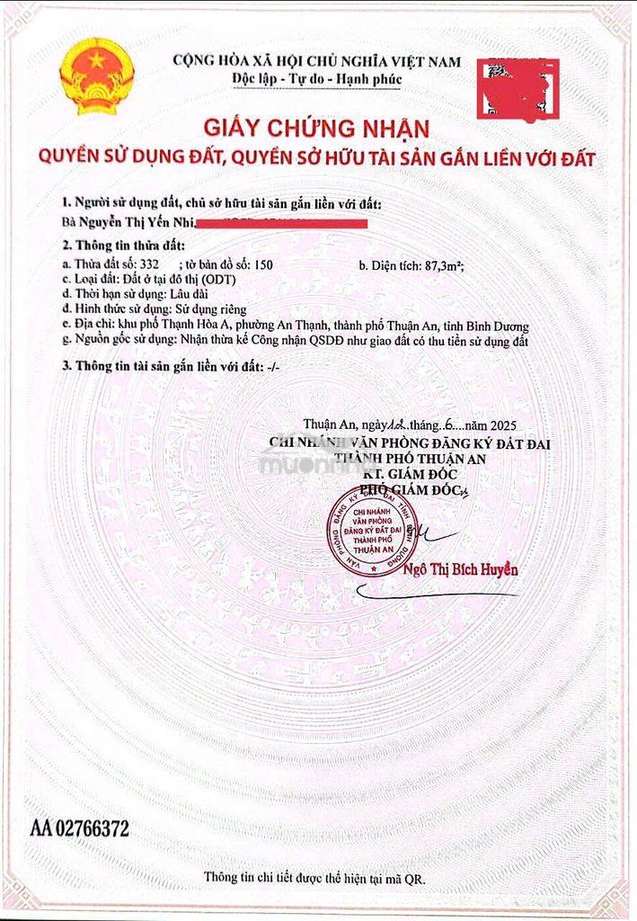 Bán nhà 2 mặt tiền khu chợ búng an thạnh