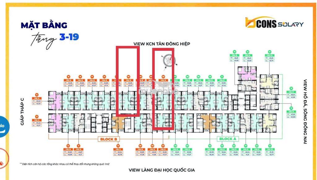 Chính chủ bán căn 2pn2wc giá siêu....rẻ, mã căn lộc kép b06.06 - 2