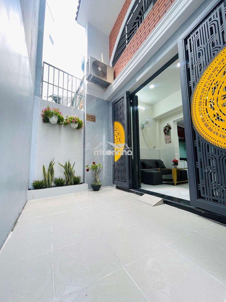 Phan văn trị, bình thanh, 35m, 4 tầng, giá: 5.23 tỷ, tặng ful nội thất