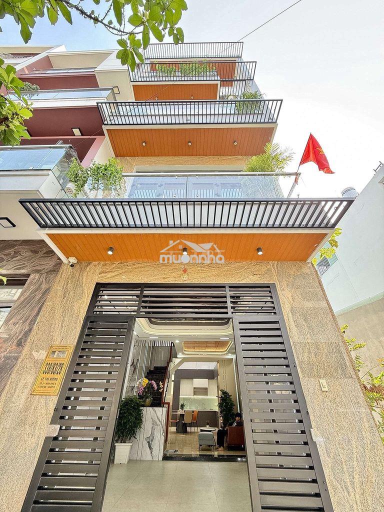 Nhỉnh 7 tỷ nhà phố xây ở 4 tầng hẻm rộng 14m khu vip lê thị riêng - 2