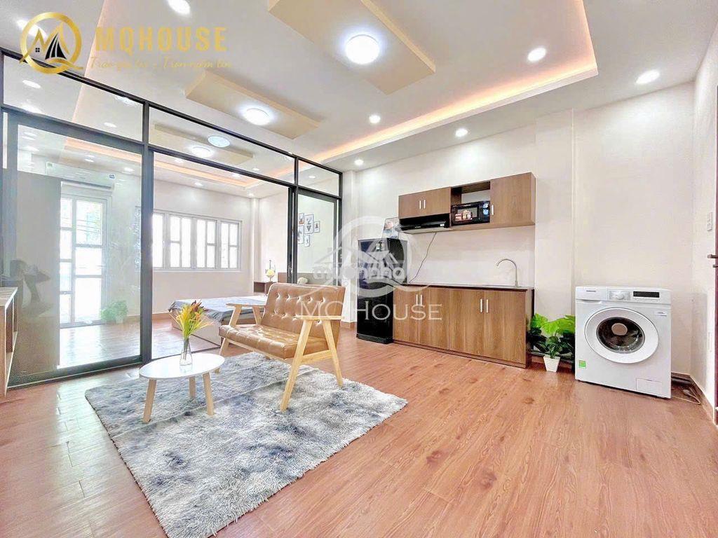 1pn 1pk ban công cực thoáng 40m2 ngay bờ kè hoàng sa giáp trung tâm - 2