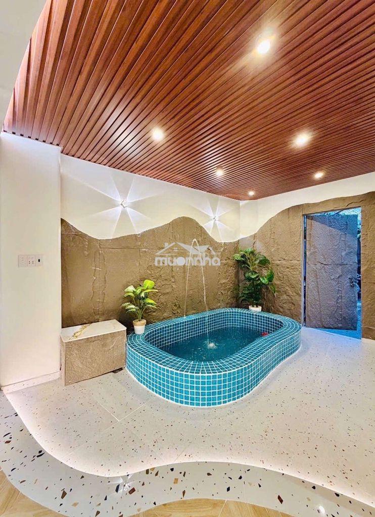 Nhà 2 mặt tiền hẻm xe hơi phạm văn chiêu có hồ bơi-73m2(5.3x16) - 2