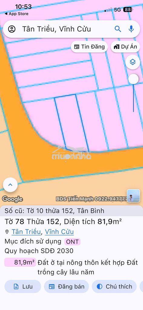 Chính chủ bán đất hương lộ 9 ngang 5.6m - 2