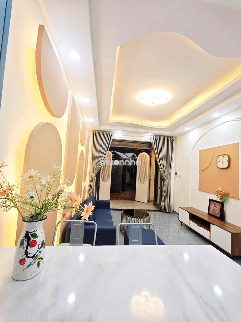 Nhà 2 tầng hxh quang trung kế bên coopmart, 60m2, 4pn, 6ty3 tl - 2