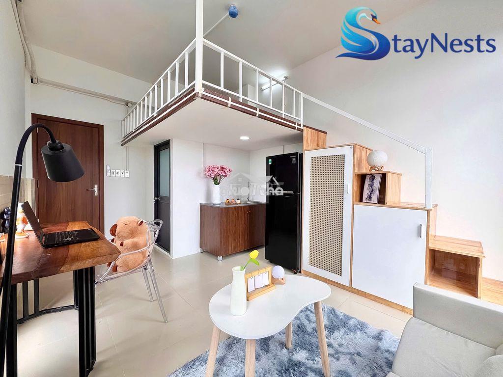 Khai trương căn hộ mới xây 100% có gác cao - gần đại học công thương - 2