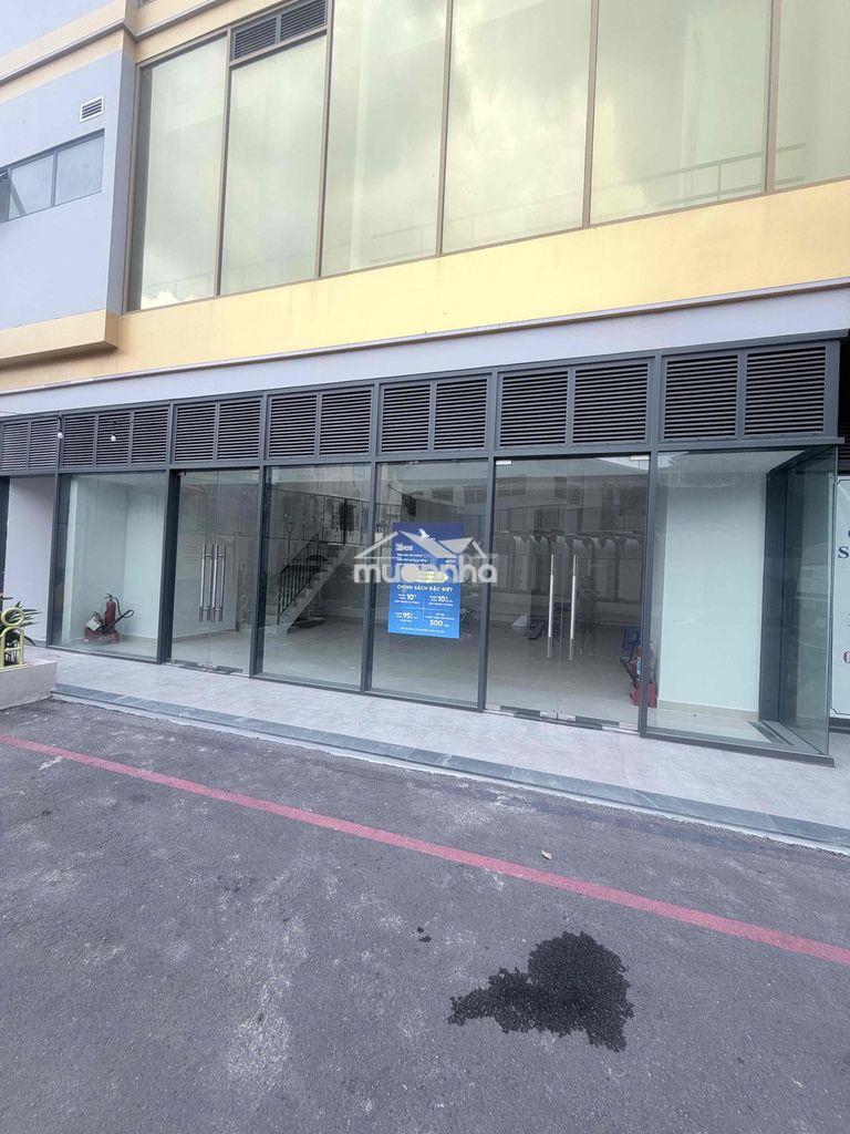 Cho thuê shophouse 139m2 trệt + lầu cc d-homme hồng bàng quận 6 35tr