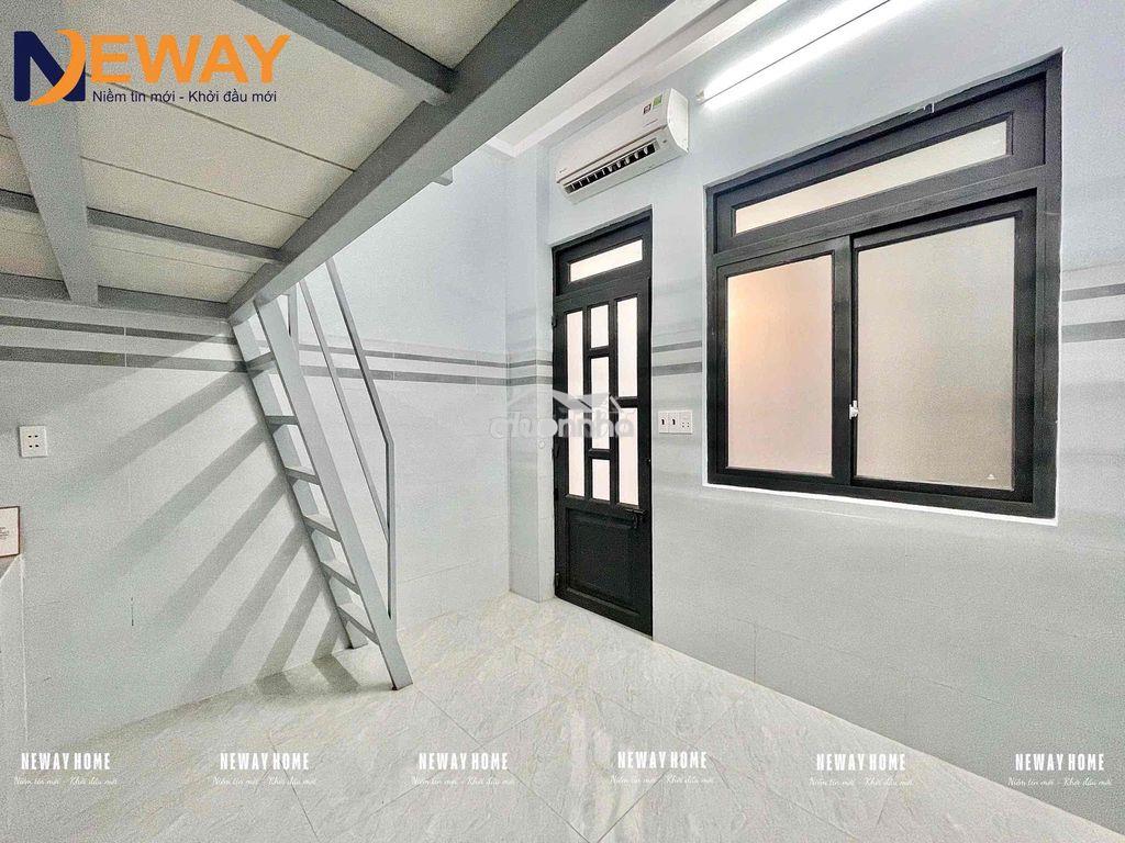 Phòng  trọ có gác giá rẻ sẵn máy lạnh mới xây  ngay lê trọng tấn  huit - 4